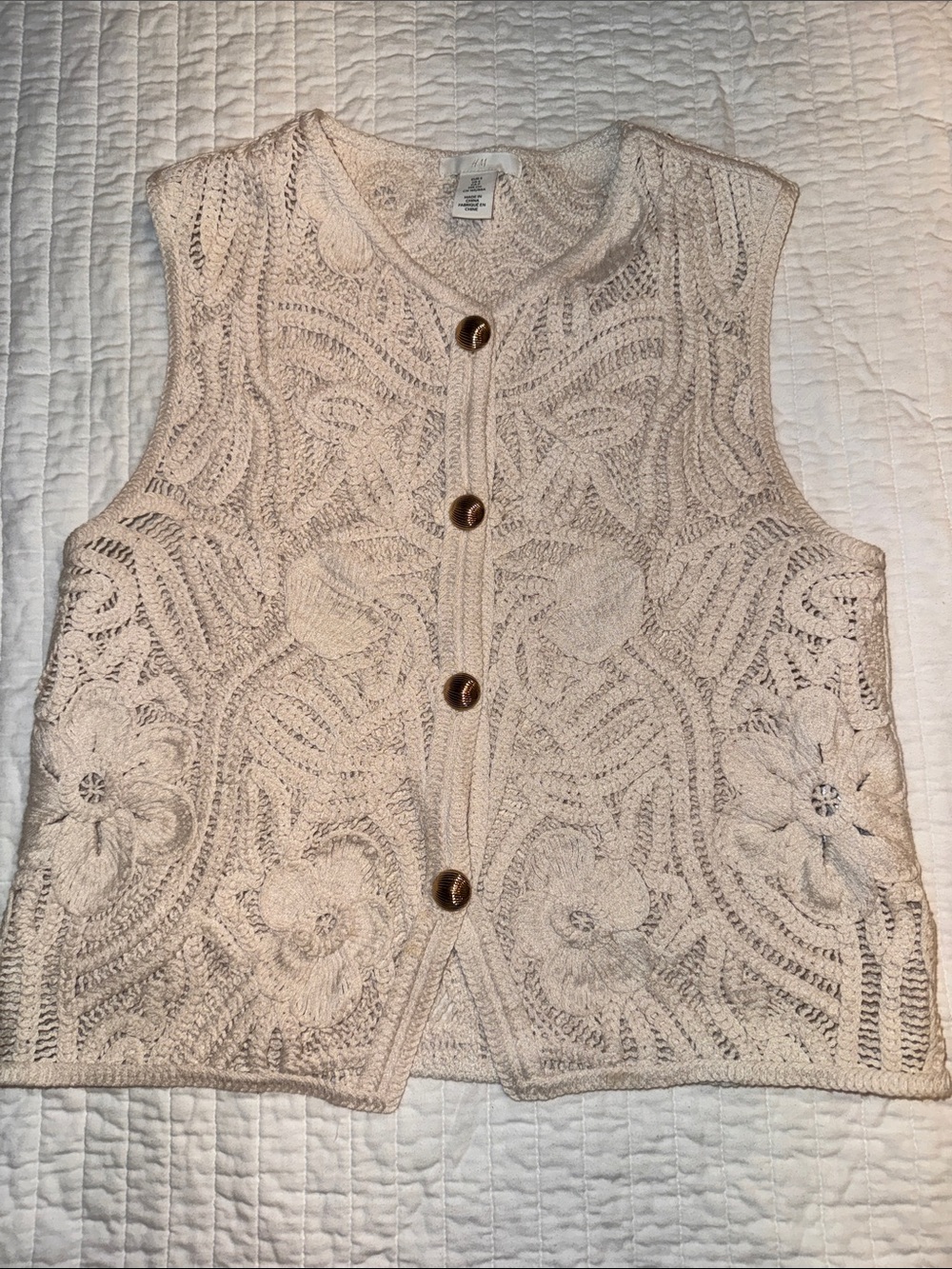 H&M Crochet Vest